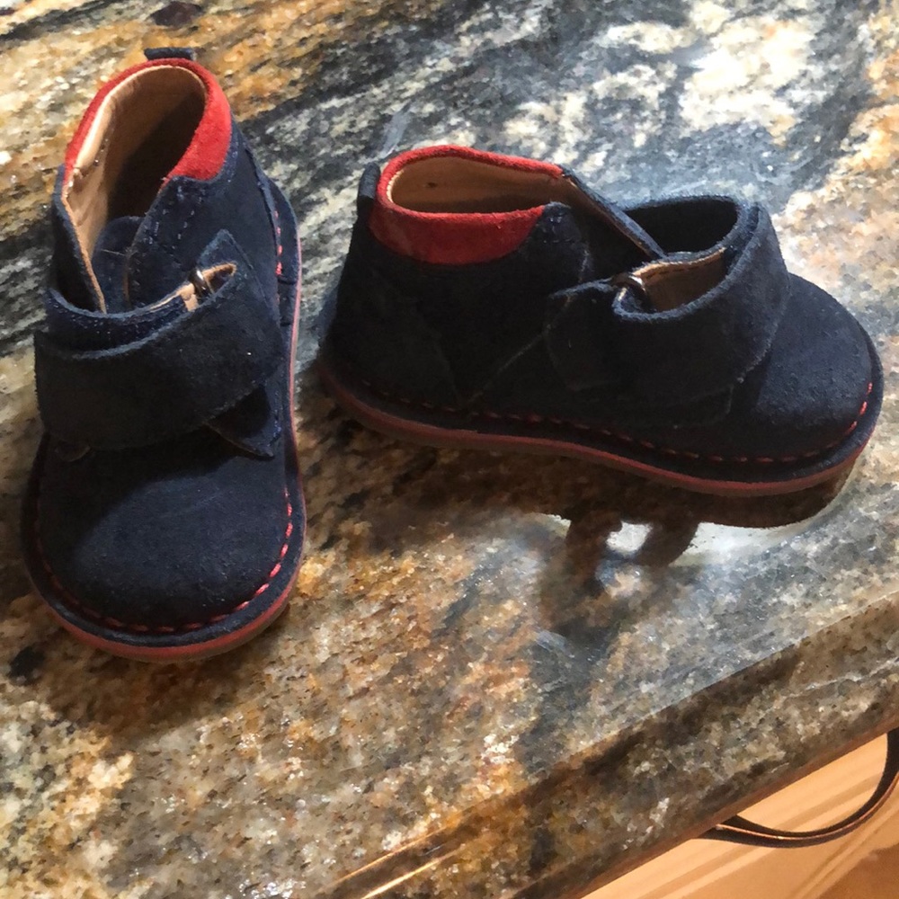 Blue suede shoes